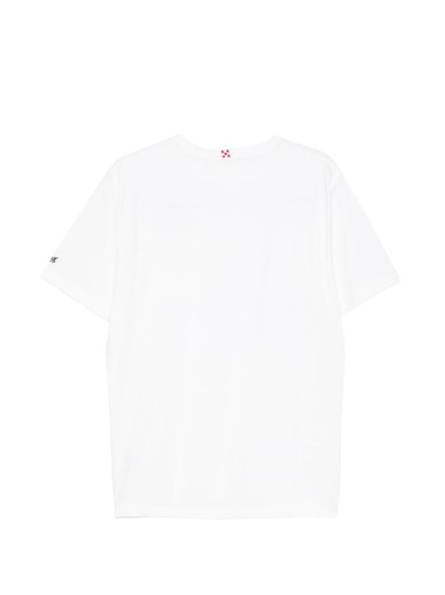 T-shirt uomo MC2 Saint Barth Austin bianca con stampa MC2 SAINT BARTH | AUSTIN04351L